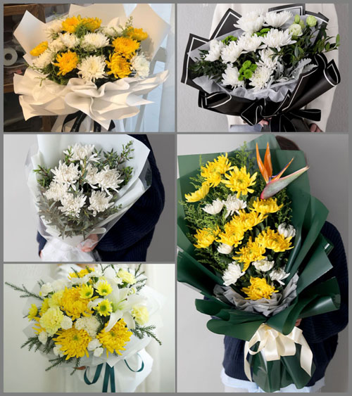 贵州黔西南州册亨县双江镇洛法村白事花束代送